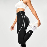 Women Fall/Winter Contrast Color Seamless Fitness Yoga Pants