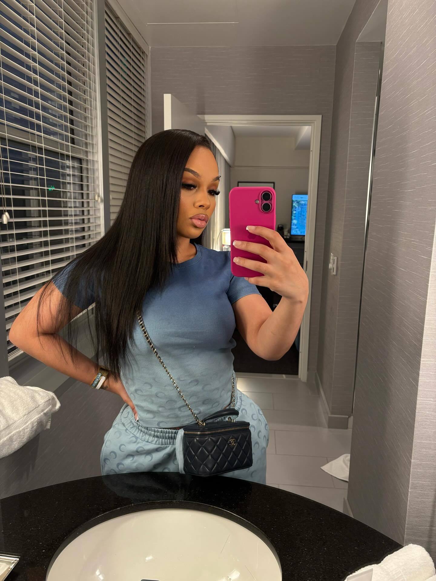 Autumn Women's Street Trend Style Slim Fit Moon Print Gradient Short Sleeve T-Shirt and Pants Two-Piece Set