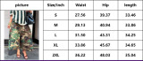 Women's Street Trendy Fashion Casual Camouflage Cargo Style Loose Wide-Leg Pants