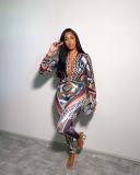 Women's Sport Casual Fashion Print Two-Piece Pants Set