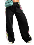 Women Fall/Winter Printed Patchwork Casual Sport Pant