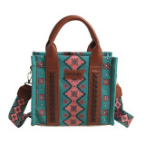 Women Summer Canvas Printed Shoulder Bag Handbag Crossbody Tote Bag