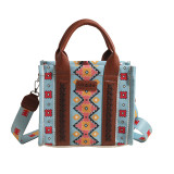 Women Summer Canvas Printed Shoulder Bag Handbag Crossbody Tote Bag