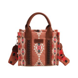 Women Summer Canvas Printed Shoulder Bag Handbag Crossbody Tote Bag