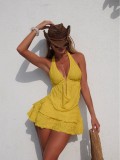 Women Solid Sexy Bikini Swimsuit Set