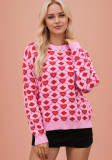 Women Autumn/Winter Heart Valentine's Day Sweater
