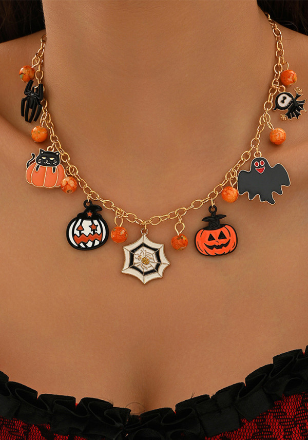 Halloween clavicle necklace