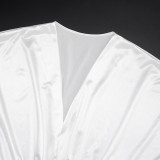 Women Sexy V-Neck Long-Sleeved Bodycon Dress