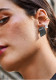 Halloween diamond-encrusted skull alloy earrings pumpkin head witch earrings bat earrings