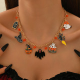 Halloween clavicle necklace