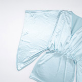 Women Sexy V-Neck Long-Sleeved Bodycon Dress