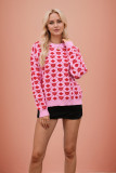 Women Autumn/Winter Heart Valentine's Day Sweater