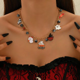 Halloween clavicle necklace