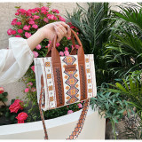 Women Summer Canvas Printed Shoulder Bag Handbag Crossbody Tote Bag