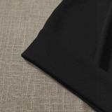 Women Fall/Winter Hooded Letter Print Long-Sleeved Top