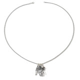 Halloween punk necklace hip-hop skull pendant spider jewelry