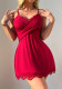 Women Backless Sexy Suspender Nightdress Sexy Lingerie