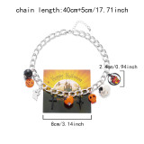 Halloween funny necklace pumpkin ghost pendant clavicle necklace
