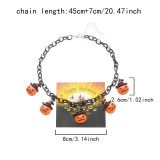 Halloween funny necklace pumpkin ghost pendant clavicle necklace