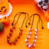 Halloween funny necklace pumpkin ghost pendant clavicle necklace