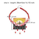 Halloween funny necklace pumpkin ghost pendant clavicle necklace