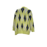 Women's Casual Knitting Mid-Length Coat