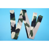 Women's African Plus Size Camouflage Loose Pleated Dress