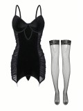 Women Suspender Nightdress Sexy Lingerie