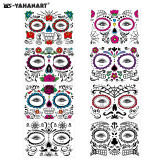 Halloween funny tattoo stickers scary mouth scar waterproof tattoo stickers