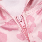 Women's Autumn Fashion Hooded Camouflage Print Long Sleeve Sports Slim Fit Casual Pants Set