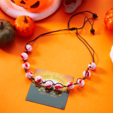 Halloween funny necklace pumpkin ghost pendant clavicle necklace