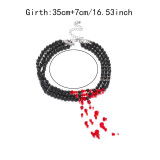 Halloween funny necklace pumpkin ghost pendant clavicle necklace