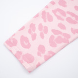 Women's Autumn Fashion Hooded Camouflage Print Long Sleeve Sports Slim Fit Casual Pants Set