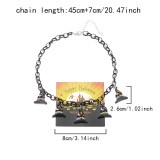 Halloween funny necklace pumpkin ghost pendant clavicle necklace