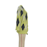 Women's Casual Knitting Mid-Length Coat