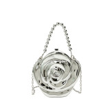 Women Rose Flower Crossbody Clutch