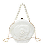 Women Rose Flower Crossbody Clutch