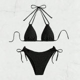 Women Summer Sexy Solid Two-Piece Swimsuit