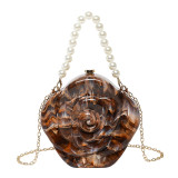 Women Rose Flower Crossbody Clutch