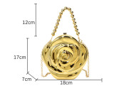 Women Rose Flower Crossbody Clutch