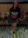 Summer High Street Hiphop Loose Loose Sleeveless Tank Top