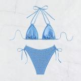 Women Summer Sexy Solid Two-Piece Swimsuit