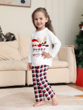 Christmas deer and crab Family Wear long-sleeved top and pants Pajama set