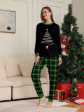 Christmas Family Wear long-sleeved top and pants Pajama set