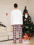 Christmas deer and crab Family Wear long-sleeved top and pants Pajama set