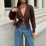 Women Casual V-Neck Sweater