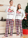 Christmas deer and crab Family Wear long-sleeved top and pants Pajama set