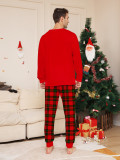 Christmas deer and tree Family Wear long-sleeved top and pants Pajama set