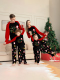 Santa Claus letter print Family Wear long-sleeved top and pants Pajama set