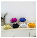 Women Lips Crossbody Chain Shoulder Bag